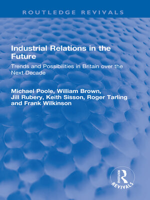 cover image of Industrial Relations in the Future